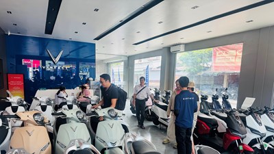 Nhu cầu mua xe máy điện ở Rạch Giá tăng mạnh