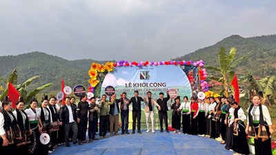 Xây dựng 5 công trình cấp nước sinh hoạt tặng người dân xã vùng cao Chiềng Sinh