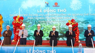 Động thổ dự án hơn 23.660 tỉ đồng phía Tây Bắc phường Điện Biên Phủ