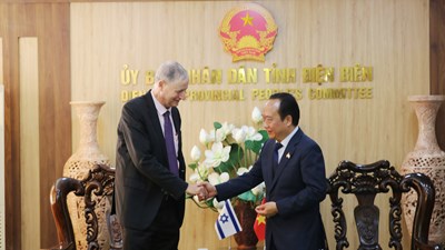 Thúc đẩy hợp tác thiết thực giữa các đối tác Israel với tỉnh Điện Biên
