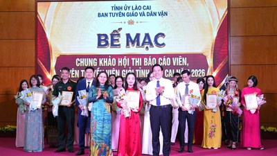 Bế mạc Hội thi Báo cáo viên, tuyên truyền viên giỏi tỉnh Lào Cai 2026