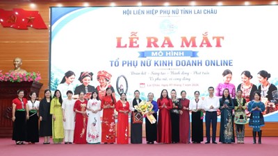 Lai Châu ra mắt “Tổ phụ nữ kinh doanh online” thúc đẩy kinh tế số