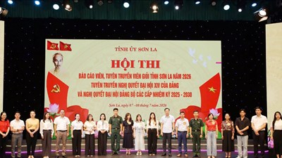 20 thí sinh tham gia Hội thi Báo cáo viên, tuyên truyền viên giỏi tỉnh Sơn La 