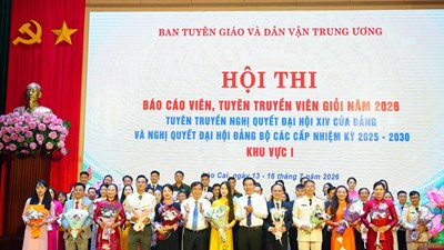 Khai mạc Hội thi Báo cáo viên, tuyên truyền viên giỏi khu vực I năm 2026