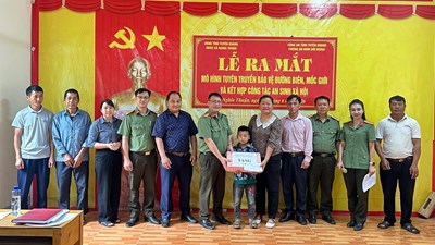 Tuyên Quang ra mắt mô hình bảo vệ an ninh biên giới gắn với an sinh xã hội