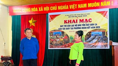 Để làn điệu dân ca Giáy ngân vang giữa đời sống hiện đại