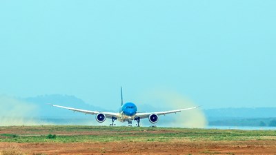 Sân bay Long Thành đón máy bay thương mại đầu tiên 