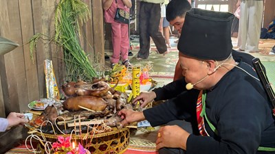 Nét đẹp nhân văn trong Lễ cơm mới của dân tộc Thái