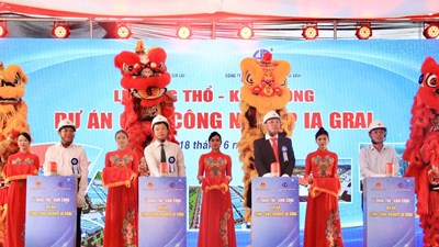 Gia Lai: Động thổ Cụm công nghiệp Ia Grai quy mô hơn 52 ha