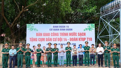Gia Lai: Bàn giao công trình nước sạch cho người dân vùng biên