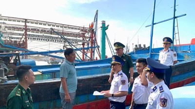 Không thực hiện việc khai báo hoặc khai báo không chính xác thông tin xuống, rời tàu bị phạt tới 10 triệu đồng