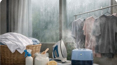 Khử mùi hôi quần áo ngày nồm không cần máy sấy