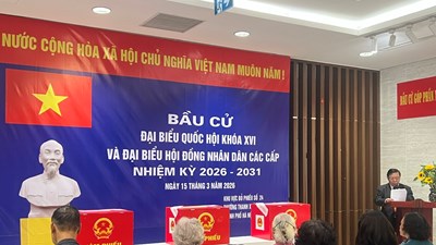 Hà Nội: 352 khu vực bầu cử đạt tỉ lệ 100% cử tri trong danh sách đi bỏ phiếu