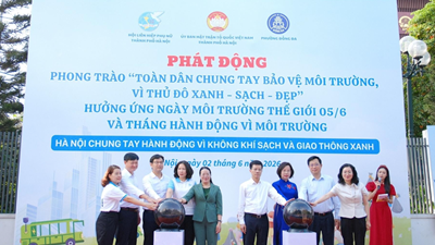 Hà Nội phát động phong trào thi đua “Toàn dân chung tay bảo vệ môi trường, vì Thủ đô xanh – sạch – đẹp”