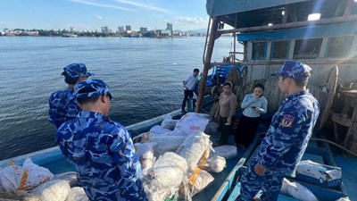 Cảnh sát biển Vùng 2 liên tiếp phát hiện, xử lý các vụ vi phạm pháp luật trên biển