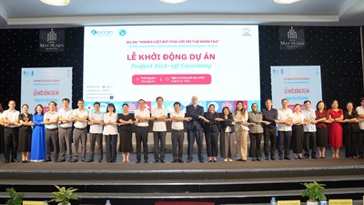 Khởi động dự án thúc đẩy ứng dụng AI trong cộng đồng doanh nghiệp