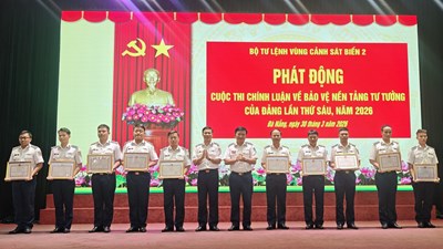 Bộ Tư lệnh Vùng Cảnh sát biển 2 phát động Cuộc thi chính luận bảo vệ tư tưởng của Đảng