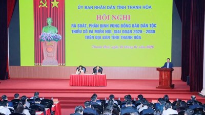 Thanh Hóa rà soát, phân định vùng đồng bào dân tộc thiểu số và miền núi giai đoạn 2026–2030