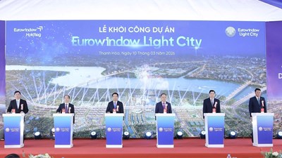 Khởi công siêu đô thị 13.000 tỉ đồng bên sông Mã