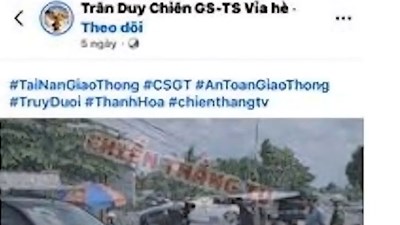 Công an xác minh tài khoản Facebook tung tin giả về CSGT tử vong