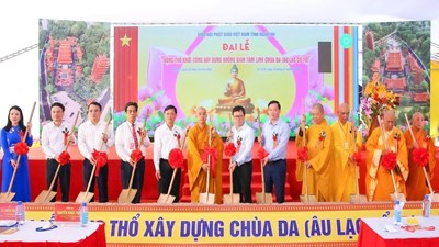 Khởi công không gian tưởng niệm nhà báo liệt sĩ tại chùa Da