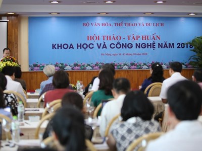 Các đơn vị Bộ VHTTDL phải tiếp tục đẩy mạnh nghiên cứu khoa học