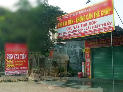 Khi “tín dụng đen” núp bóng doanh nghiệp