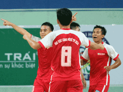 TP.HCM: Đại học Công nghiệp và ĐH Hutech vào chung kết giải futsal sinh viên