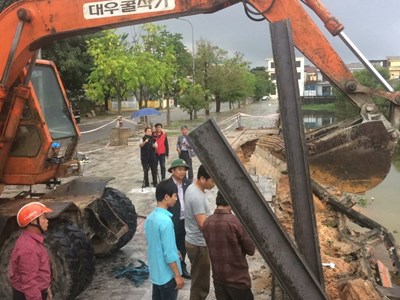 Hơn 3 tỉ đồng tu bổ khẩn cấp bờ kè di tích Thành cổ Quảng Trị