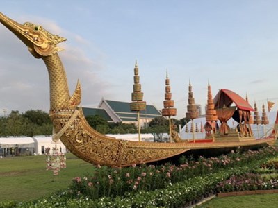 Thái Lan tổ chức triển lãm về lễ rước thuyền rồng của Hoàng gia
