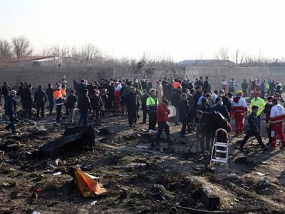 Thảm kịch rơi máy bay ở Iran: Do lỗi kỹ thuật?