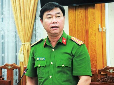 Công bố, trao quyết định của  Bộ Công an về công tác cán bộ.