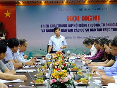 Bộ trưởng Nguyễn Ngọc Thiện: Các trường Khối Bộ VHTTDL cần thành lập Hội đồng trường trước ngày 31.7