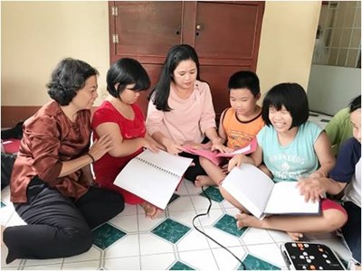 Tiếp tục đẩy mạnh phát triển văn hóa đọc cho người khiếm thị