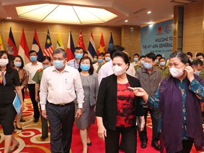 Chủ tịch Quốc hội kiểm tra công tác tổ chức Đại hội đồng AIPA 41