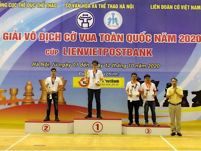 Cặp vợ chồng Thảo Nguyên – Trường Sơn toàn thắng cờ chớp tại giải VĐQG cờ vua