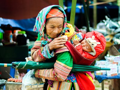 Vẫn vẹn nguyên hương vị chợ phiên Sín Chéng