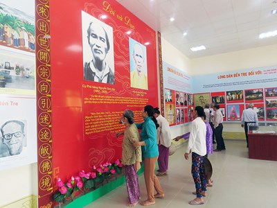 Khánh thành Khu lưu niệm cụ Phó bảng Nguyễn Sinh Sắc