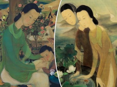 12 siêu phẩm hội họa Việt đắt giá nhất trên thị trường đấu giá quốc tế