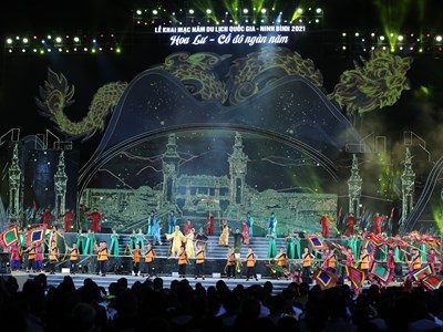 Khai mạc Năm Du lịch quốc gia - Ninh Bình 2021: Hoa Lư - Cố đô ngàn năm