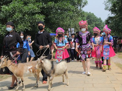 Đặc sắc chợ phiên vùng cao Hà Giang tại Làng Văn hóa- Du lịch các dân tộc Việt Nam