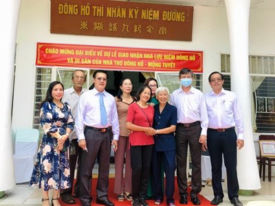 Tiếp nhận Nhà lưu niệm Đông Hồ và di sản