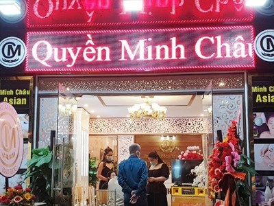 Xử phạt Thẩm mỹ viện Minh Châu Asian vì vi phạm quy định chống dịch