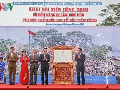 Lễ hội “rước người” trở thành Di sản văn hóa phi vật thể cấp quốc gia