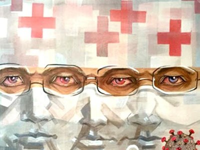 Đấu giá tranh trực tuyến, tiếp sức tuyến đầu chống dịch