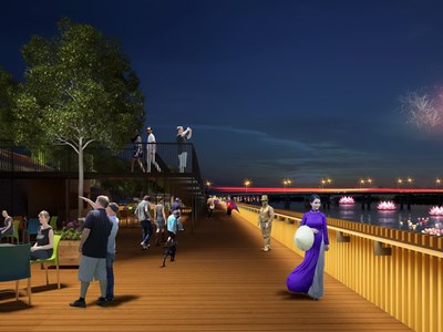 Về dự án xây dựng đường đi bộ ven sông Hương (Huế): Vẫn băn khoăn giữa đá và gỗ