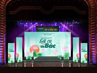 Chương trình nghệ thuật Lời ca dâng Bác: Hát để chạm đến những trái tim