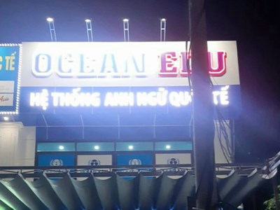 Trung tâm ngoại ngữ Ocean Edu (Yên Định,Thanh Hóa) hoạt động khi chưa được cấp phép: Phó Giám đốc sở GD&ĐT nói chưa phải là sai phạm lớn