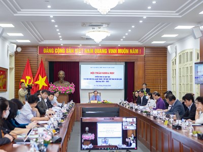 Hội thảo Tuyển sinh và đào tạo lĩnh vực Văn hóa nghệ thuật, Thể dục thể thao và Du lịch