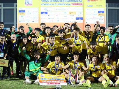Học viện Nutifood vô địch giải U21 Quốc gia
